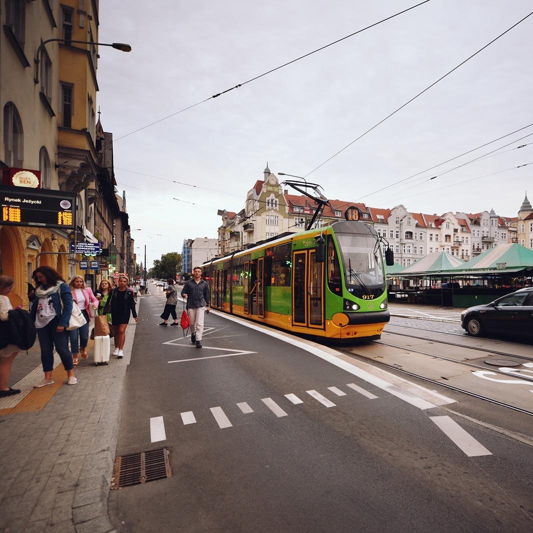 Фото Єжицького ринку в околиці нової девелоперської інвестиції Epika Jeżyce