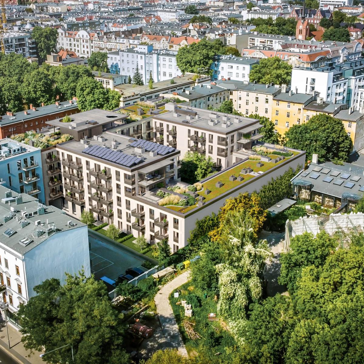 Візуалізація розташування девелоперського проєкту Epika Jeżyce у Познані