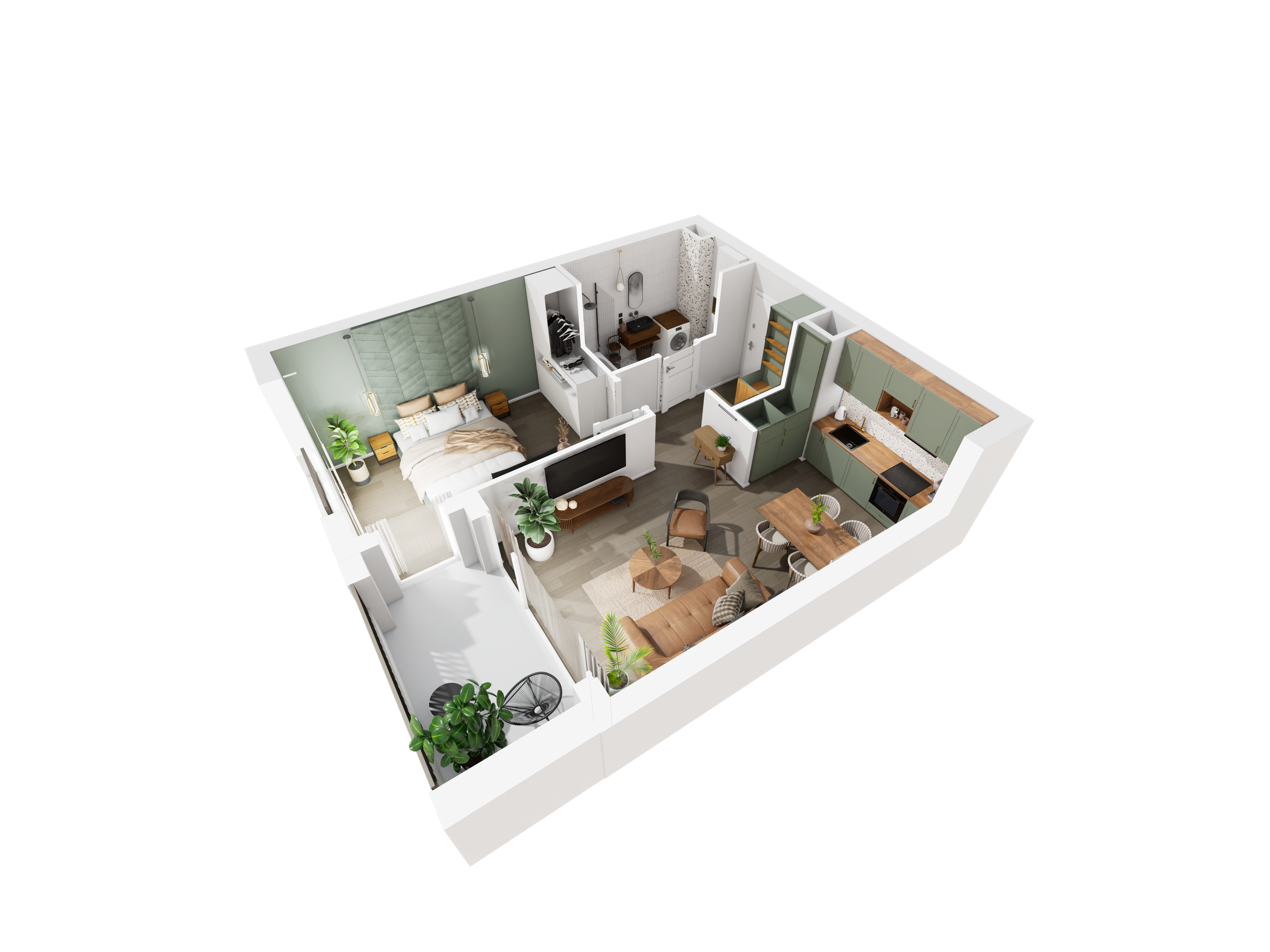 Epika Jeżyce Poznań mieszkanie deweloperskie na 1 piętrze z 2 pokojami