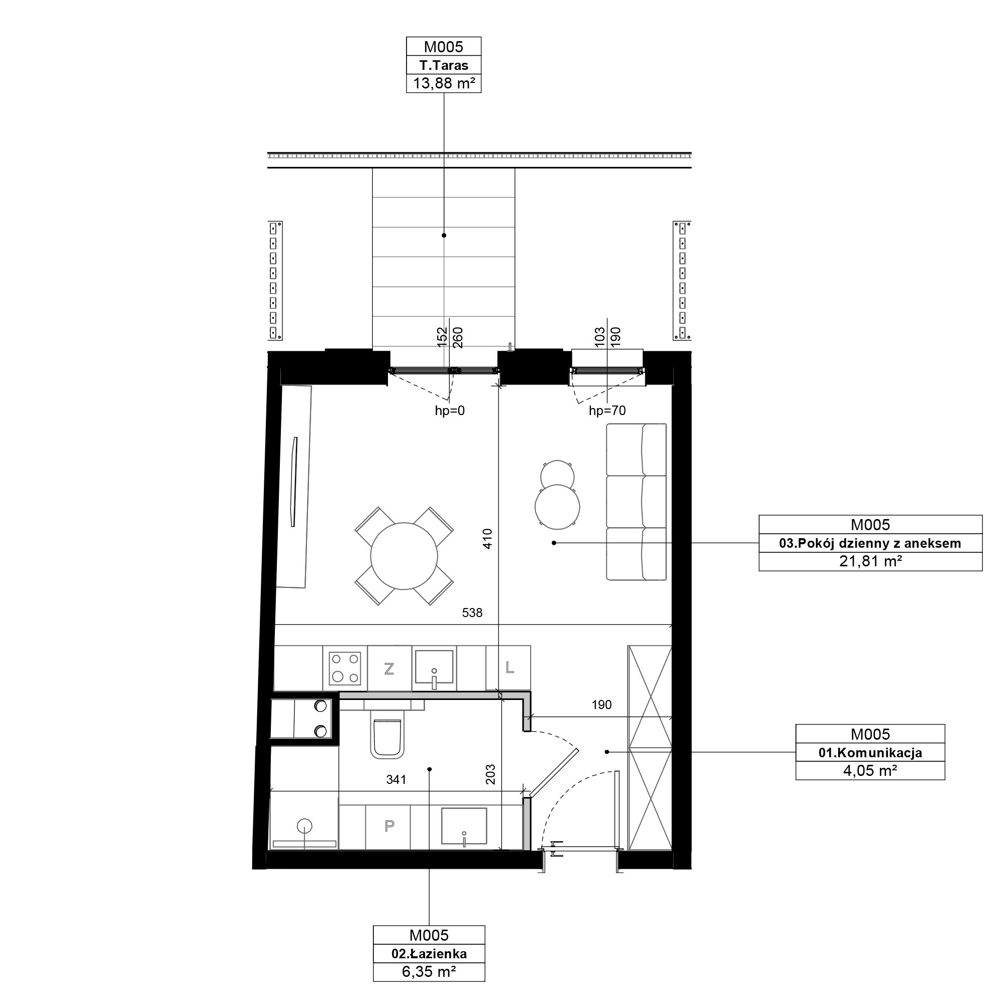 Epika Jeżyce Poznań mieszkanie deweloperskie na  parterze z 1 pokojem