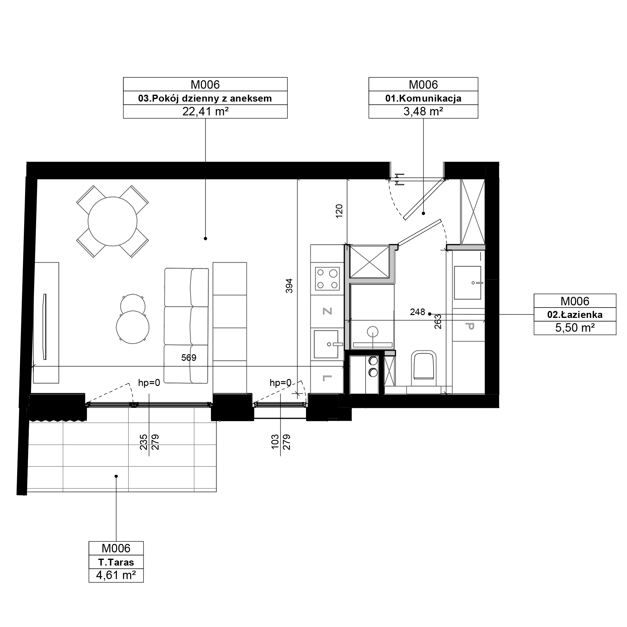 Epika Jeżyce Poznań mieszkanie deweloperskie na  parterze z 1 pokojem