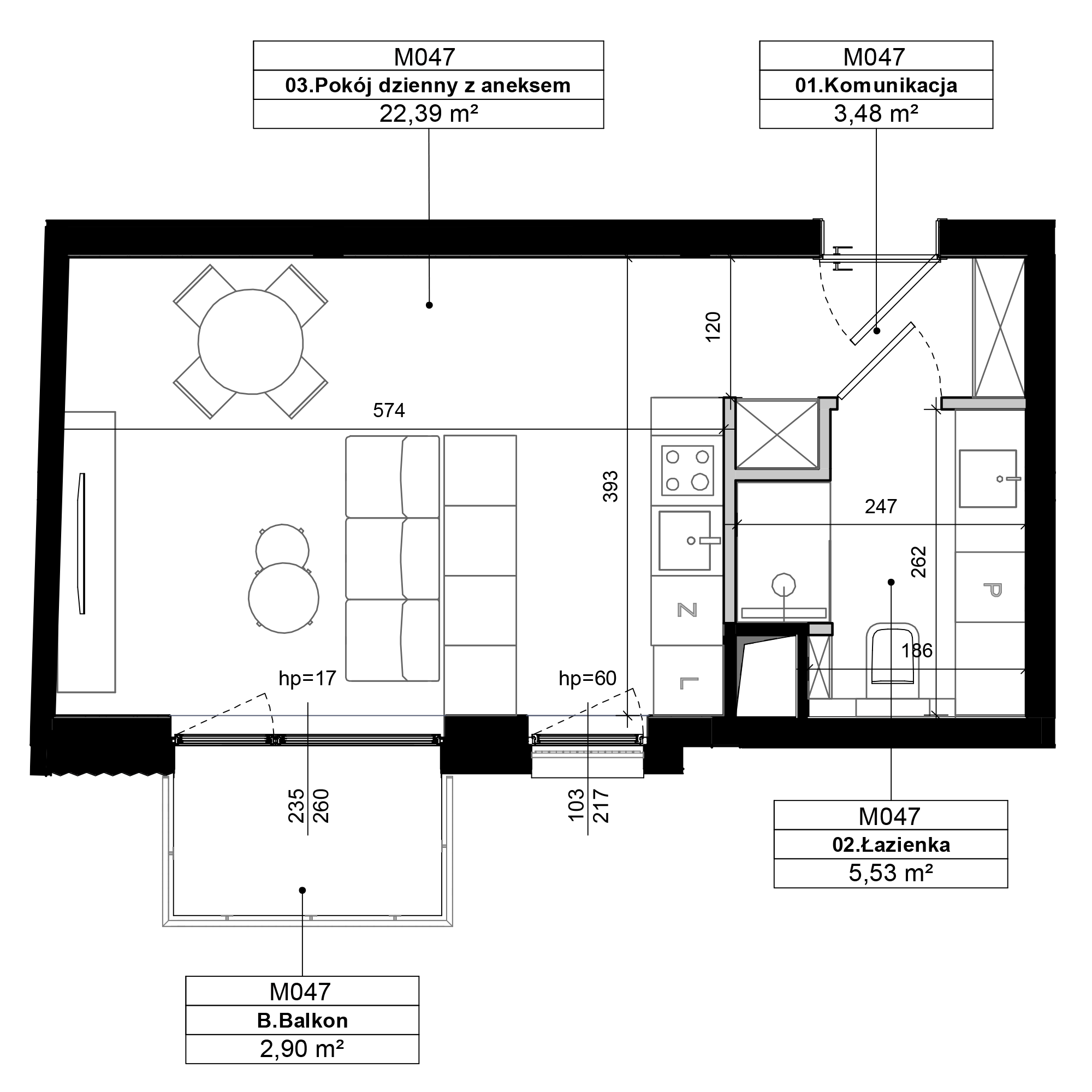 Epika Jeżyce Poznań mieszkanie deweloperskie na 1 piętrze z 1 pokojem