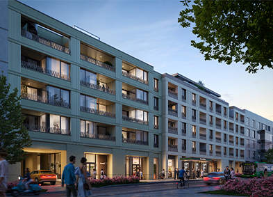 Wizualizacja inwestycji deweloperskiej Epika Jeżyce w Poznaniu